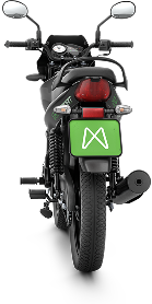 Mottu Sport ESD 2025 vista traseira